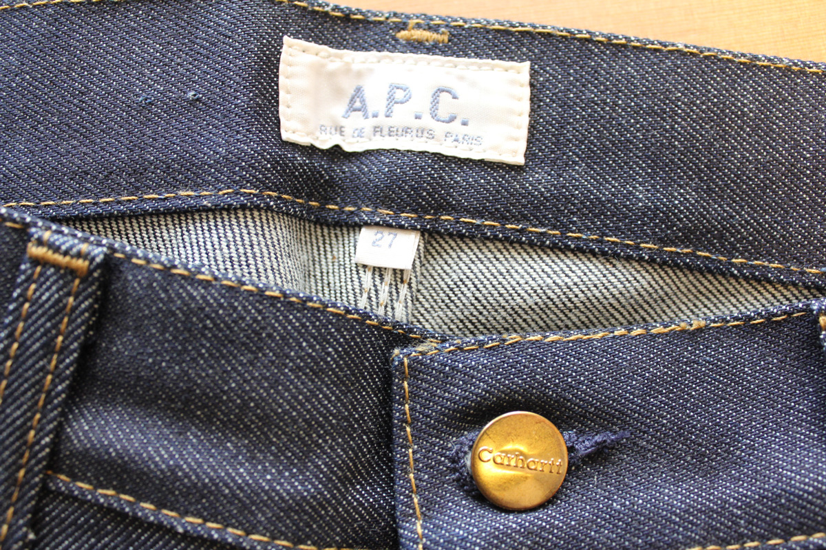 A.P.C. × carhartt カーハート コラボ デニム ワークパンツ - パンツ